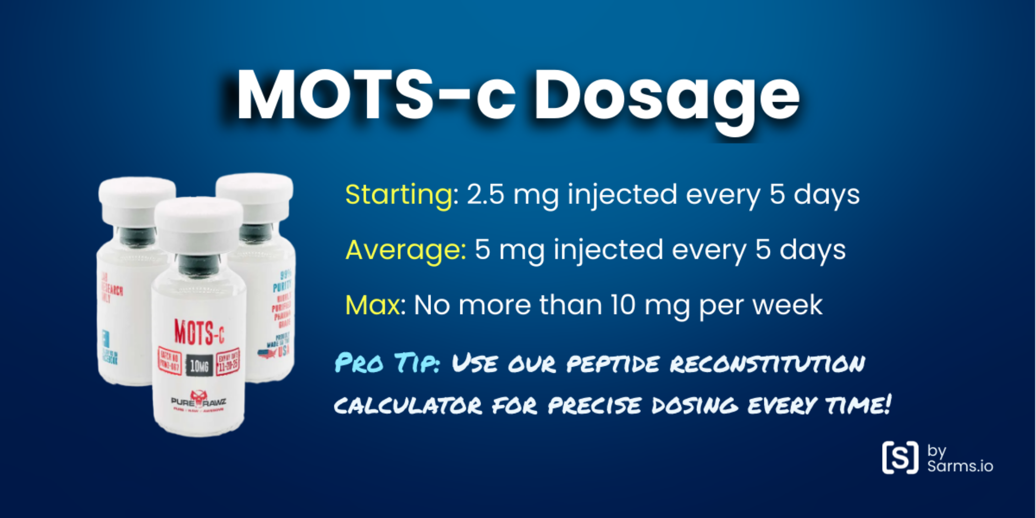 MOTSc Peptide Guide Weight Loss Benefits, Dosage, Effects